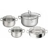 Súprava hrncov Tefal DUETTO+ nerezová oceľ 8 ks Súprava hrncov Tefal DUETTO+ nerezová oceľ 8 ks