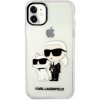Púzdro Karl Lagerfeld IML Glitter Karl and Choupette NFT iPhone 11 čiré Púzdro Karl Lagerfeld IML Glitter Karl and Choupette NFT iPhone 11 čiré