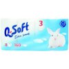 Q SOFT TOALETNÝ PAPIER BIELY 3 VRSTVOVÝ 8 KS Q SOFT TOALETNÝ PAPIER BIELY 3 VRSTVOVÝ 8 KS