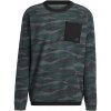 Adidas Texture-Print Crew Sweatshirt M Panske Black/Grey Six/Shadow Green Adidas Texture-Print Crew Sweatshirt M Panske Black/Grey Six/Shadow Green