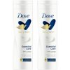 Dove Essential Care Telové mlieko 2x250ml