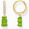 Thomas Sabo x Haribo kusová náušnica Green goldbear CR726-414-6