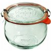Weck Tulipové dózy 580 ml (6 ks), pokojové, ušní, zap x2 Weck Tulipové dózy 580 ml (6 ks), pokojové, ušní, zap x2