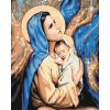 ZUTY Maľovanie podľa čísel PANNA MÁRIA S JEŽÍŠOM Rámovanie bez rámu a bez vypnutia plátna Rozmer 80 x 100 cm