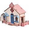 Drevené 3D puzzle Čokoládový dom pre deti Drevené 3D puzzle Čokoládový dom pre deti