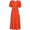 Desigual Dlhé šaty VEST_WEND Oranžová Desigual Dlhé šaty VEST_WEND Oranžová