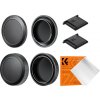 Canon RF Mount Body Cap*2 + Lens Rear Cap*2 + Hot Shoe Cap*2 + Cleaning Cloth*1 Compatib K&F Concept Canon RF Mount Body Cap*2 + Lens Rear Cap*2 + Hot Shoe Cap*2 + Cleaning Cloth*1 Compatib K&F Concept