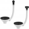 Gamma Gamma, sitko do drezu s prepadom 115mm, čierna matná, GMA-1S115BK Gamma Gamma, sitko do drezu s prepadom 115mm, čierna matná, GMA-1S115BK