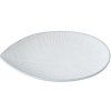 Tácka na tapas SNOW LEAF 13 cm, biela, keramika, MIJ Tácka na tapas SNOW LEAF 13 cm, biela, keramika, MIJ