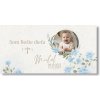 Personal Banner na krstiny s fotkou - Blue Flowers Rozmer banner: 130 x 260 cm Personal Banner na krstiny s fotkou - Blue Flowers Rozmer banner: 130 x 260 cm