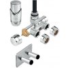 Novaservis - Termostatická pripojovacia súprava ventilov rohová, chróm ZTT30CR Novaservis - Termostatická pripojovacia súprava ventilov rohová, chróm ZTT30CR