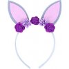 Rappa Čelenka fialová s ušami zajačika detská Rappa Čelenka fialová s ušami zajačika detská