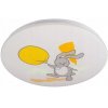 Stropné svietidlo LED pre deti, biely zajačik s balónom, okrúhle, 38 cm Rabalux Stropné svietidlo LED pre deti, biely zajačik s balónom, okrúhle, 38 cm Rabalux