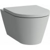 Laufen Kartell wc misa závesné bez oplachovacieho kruhu sivá matná H8203377590001 Laufen Kartell wc misa závesné bez oplachovacieho kruhu sivá matná H8203377590001