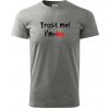 Trust me I´m an Ing. / Ver mi som Ing. - Klasické pánske tričko vyššej gramáže - XL ( Tmavosivý melír ) Trust me I´m an Ing. / Ver mi som Ing. - Klasické pánske tričko vyššej gramáže - XL ( Tmavosivý melír )