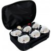Petanque sada MASTER 6 chrómovaných gulí obal nylon Petanque sada MASTER 6 chrómovaných gulí obal nylon