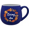 KRÁSNÝ DEN (PODZIM) - modrý keramický hrníček 300 ml KRÁSNÝ DEN (PODZIM) - modrý keramický hrníček 300 ml