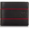 PAOLO PERUZZI Pánska kožená peňaženka RFID | čierna IN-11-RED