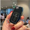 LUXURY kryt na kľúč pre vozidlá FORD čierny lesk/chróm LUXURY kryt na kľúč pre vozidlá FORD čierny lesk/chróm