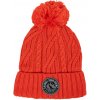 Pitbull West Coast čiapka zimná Snow Crew s brmbolcom red červená