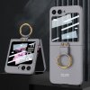GKK 82817 GKK CIRCLE Ochranný kryt s držiakom pre Samsung Galaxy Z Flip7 FE 5G / Flip6 5G šedý