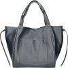 Mondo Italia Kožená shopper kabelka 59 tmavomodrá Made in Italy Modrá Mondo Italia Kožená shopper kabelka 59 tmavomodrá Made in Italy Modrá