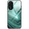 Skleneý kryt Marble na Oppo A17 - Water Waves Skleneý kryt Marble na Oppo A17 - Water Waves