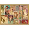 Grafika - Puzzle Alfons Mucha: Koláž - 2000 dielov Grafika - Puzzle Alfons Mucha: Koláž - 2000 dielov