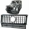 Mercedes Benz G W463 predná maska čierna lesklá s chrómom Mercedes Benz G W463 predná maska čierna lesklá s chrómom