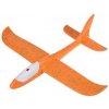 Polystyrénové lietadlo so svetlom Oranžová Polystyrénové lietadlo so svetlom Oranžová