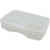 Plastový zásobník PlasticForte průhledný 19x15x4 cm Plastový zásobník PlasticForte průhledný 19x15x4 cm