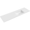 MEXEN - Otis umývadlo zapustené do dosky pravá 161 x 46,5, biela lesk 25181600P MEXEN - Otis umývadlo zapustené do dosky pravá 161 x 46,5, biela lesk 25181600P