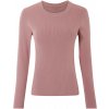 esmara® Dámsky rebrovaný pulóver bledoružová