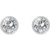Hot Diamonds Strieborné náušnice s topaz a pravým diamantom Willow DE584 Hot Diamonds Strieborné náušnice s topaz a pravým diamantom Willow DE584