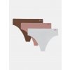 Under Armour UA Pure Stretch NS THONG Women's Thong - 3pk Women's biela