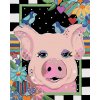 ZUTY Maľovanie podľa čísel - PRASIATKO (JONNA JAMES) Rámovanie: vypnuté plátno na rám, Rozmer: 40x50 cm ZUTY Maľovanie podľa čísel - PRASIATKO (JONNA JAMES) Rámovanie: vypnuté plátno na rám, Rozmer: 40x50 cm