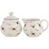 Clayre & Eef Cukornička a mliekovka La Petite Rose - pr 11 cm - Clayre & Eef Clayre & Eef Cukornička a mliekovka La Petite Rose - pr 11 cm - Clayre & Eef