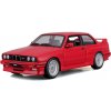 Bburago BMW 3 Series M3 1988 červené 1:24