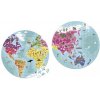 Janod Obojstranné puzzle Zemeguľa v kufríku 208 ks Janod Obojstranné puzzle Zemeguľa v kufríku 208 ks