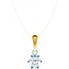 Savicki Prívesok zlatý diamant SAVP54803 YW