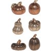 Chic Antique Set 6ks keramická dekorácia tekvice s trblietkami Pumpkin - Ø 5*7 cm - Chic Antique Chic Antique Set 6ks keramická dekorácia tekvice s trblietkami Pumpkin - Ø 5*7 cm - Chic Antique