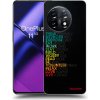 Picasee silikónový čierny obal pre OnePlus 11 5G - Motto života Picasee silikónový čierny obal pre OnePlus 11 5G - Motto života