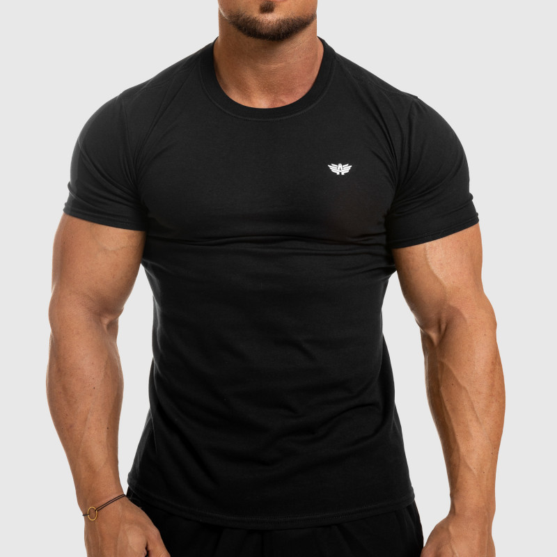 Pánske fitness tričko Iron Aesthetics Standard čierne