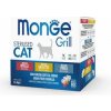 MONGE Grill Sterilised Cat 12x85g kapsičky pre sterilizované mačky teľacie/kohútie/pstruhové MONGE Grill Sterilised Cat 12x85g kapsičky pre sterilizované mačky teľacie/kohútie/pstruhové