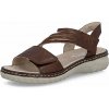 Dámske sandále RIEKER 60464-22 hnedá S6 38 Dámske sandále RIEKER 60464-22 hnedá S6 38