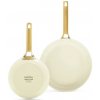 GreenPan sada 2 nepřilnavých keramických pánví Padova 20 + 26 cm, světle krémová CC008494-001