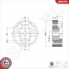 Uloženie, motor ESEN SKV 75SKV307