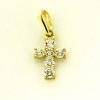 KA 8134 Zlatý prívesok krížik zo žltého zlata