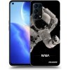 Picasee silikónový čierny obal pre OPPO Reno 5 5G - Astronaut Big Picasee silikónový čierny obal pre OPPO Reno 5 5G - Astronaut Big