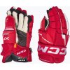 Hokejové rukavice CCM Tacks XF SR červená/biela Hokejové rukavice CCM Tacks XF SR červená/biela